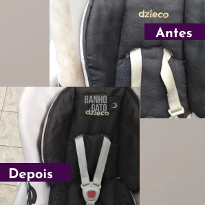 Cadeirinha infantil limpa e cheirosa